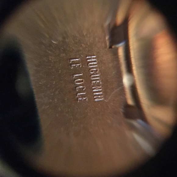 Huguenin antique bronze pin 1940s Le Locle - Picture 3 of 3