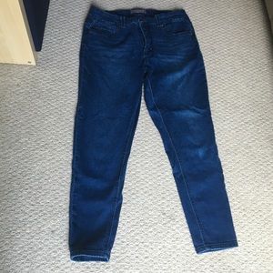 Melissa McCarthy Seven7 pencil blue jeans size 14