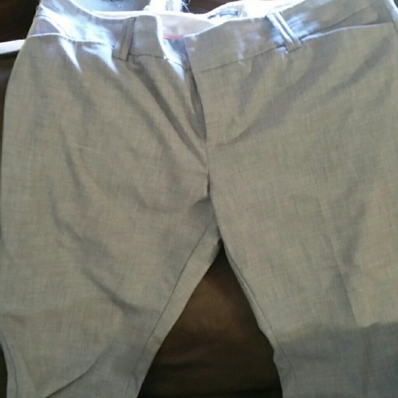 Grey slack style Capri