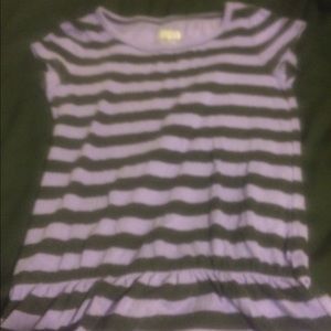 NWOT Girls Purple & Black Top
