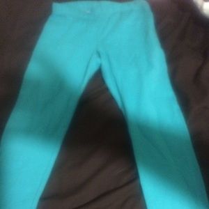 Girls Teal Leggings NWOT 6X