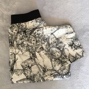 Black and White Linen Pants