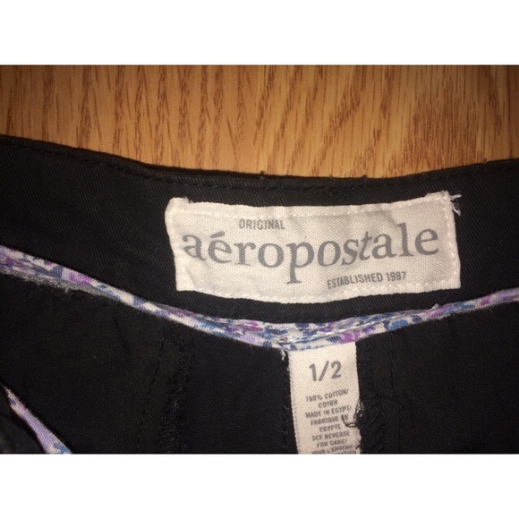 Aeropostale black khaki shorts - Picture 2 of 3
