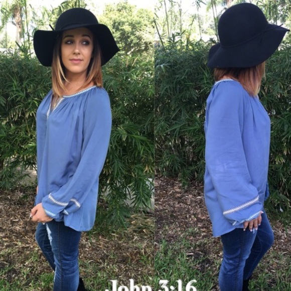 💞Boho chic long sleeve tops - Picture 3 of 4