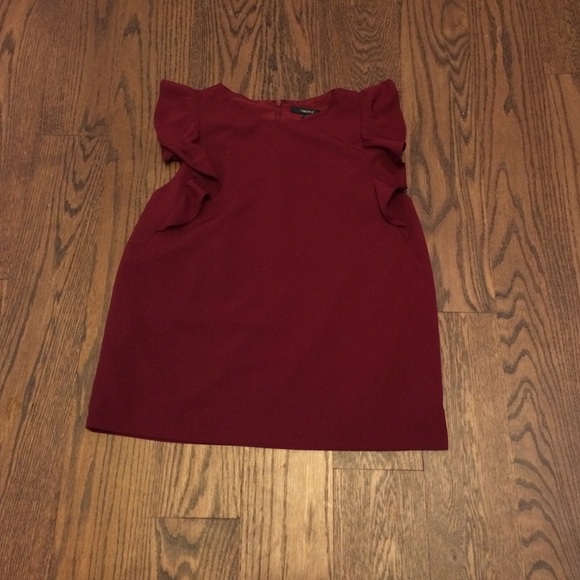 Burgundy blouse