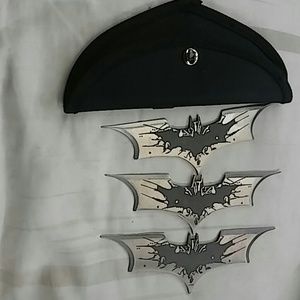 3 pcs Batman throwing knife with a pouch