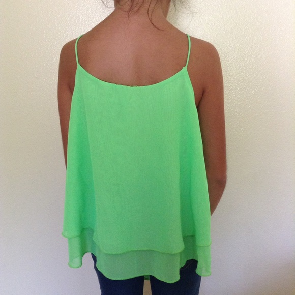 Bright Green SUMMER Tank Top! - Picture 2 of 3