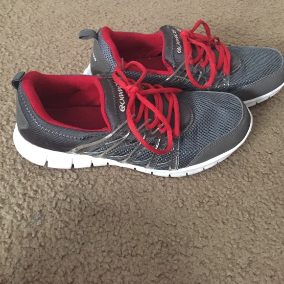 Mens Gray Running Shoes