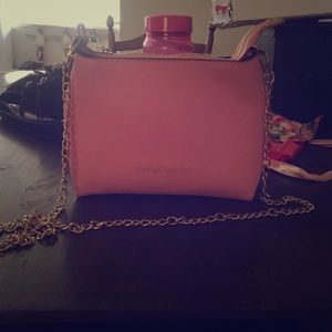 Pink shoulder bag
