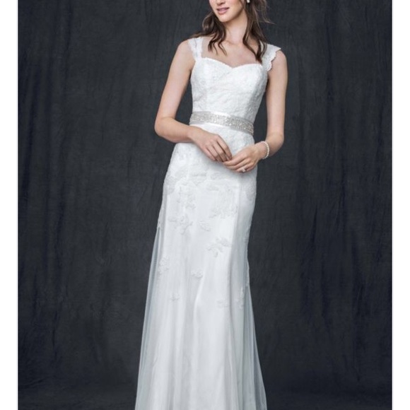 New cap sleeve wedding dress.