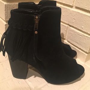 Brand New Open Toe Boots