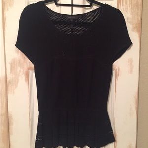 BCBG peplum top