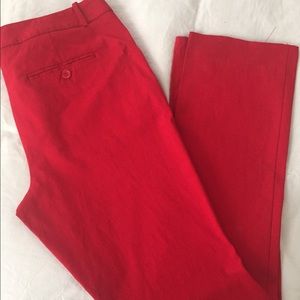 The Limited Exact Stretch Red dress pants
