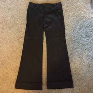 Grey Pin Stripe Dress Pants