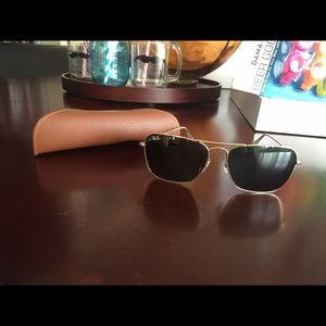 Gold Ray Ban aviators