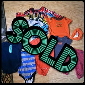 0-9 Month Onesie Lot Boys