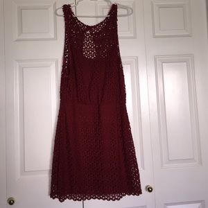 Free people Sz L red dress