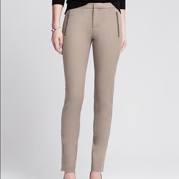 Banana Republic Addison Pants with Zippers