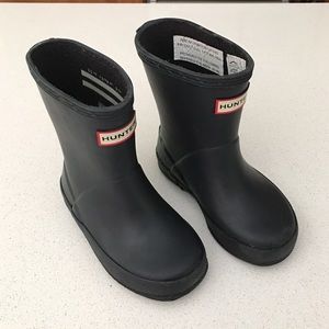 Hunter Kids Blue First Rain Boots Size 6US