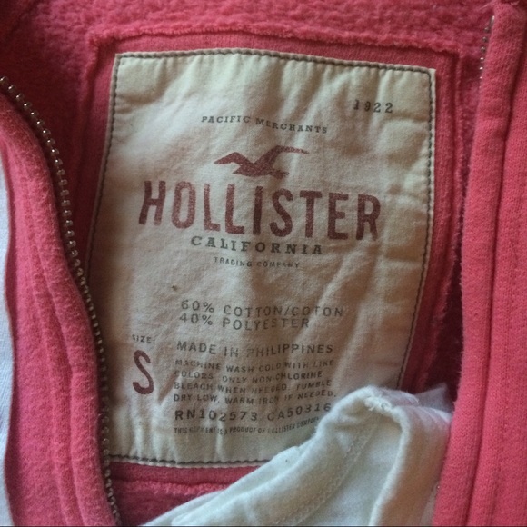 Pink Hollister hooded jacket - Picture 3 of 3
