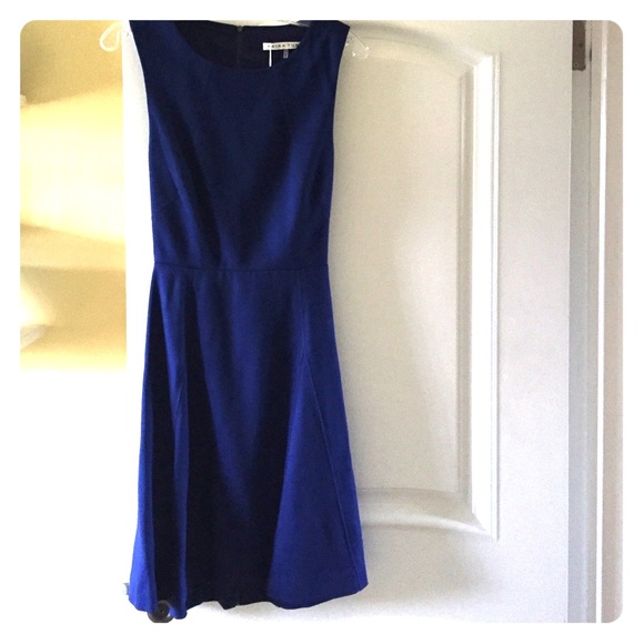 Trina Turk Royal Blue dress- opening in back.