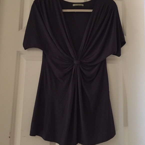 Gray Rayon Top - Size M