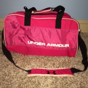 Pink Under Armour bag!!