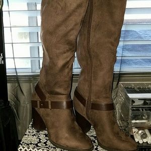 Below the Knee Suede Boots NWT
