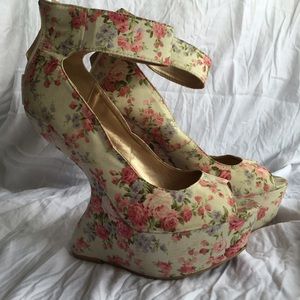Floral heels