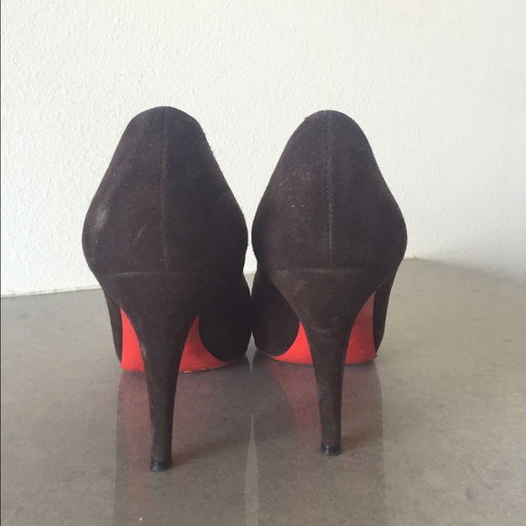 Christian Louboutin peep toe heels - Picture 3 of 5