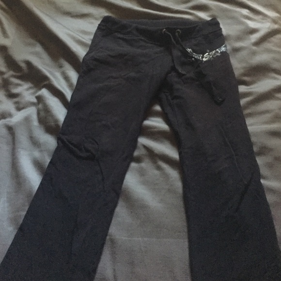 Gently used black seven sweatpants size small - Picture 1 of 2