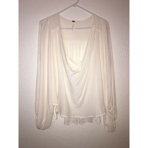 NWT Free People Ivory Blouse