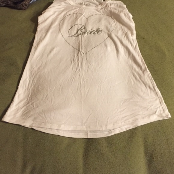 Bride Tank with Bow Detail 🎀💍 - Picture 4 of 4