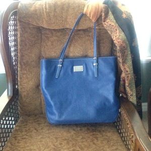Cobalt Blue Nine West Tote Lightly Used