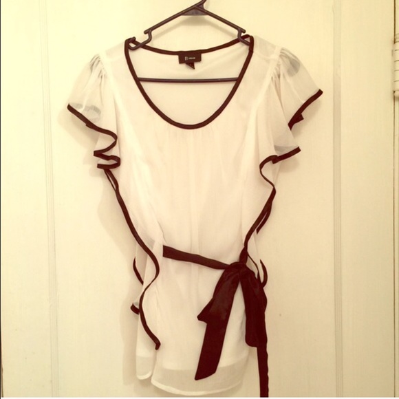 Fun and Flirty Chiffon Top - Picture 1 of 4