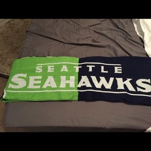 Long thick Seahawks scarf