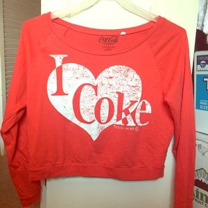 I ❤️ Coke, Crop Top/Sweater.