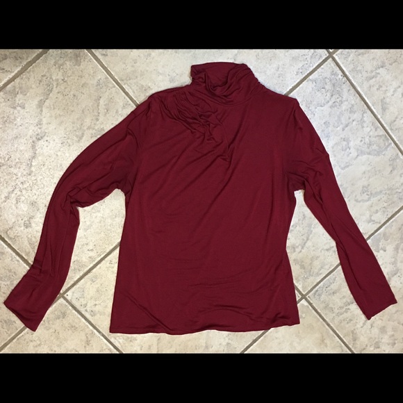 Burgundy Elie Tahari top