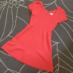 Maison Jules pink/coral sweater dress