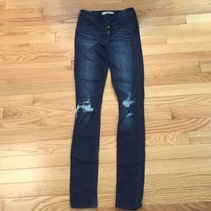 Hollister high rise skinny jeans