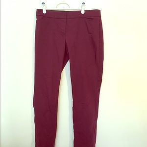 LOFT purple ankle pants