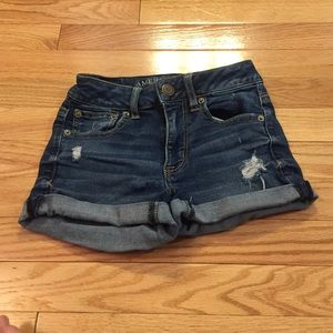 High rise American eagle shorts