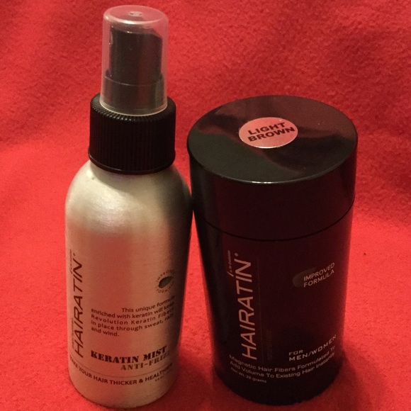Hairatin & keratin Mist "New" LIGHT BROWN!
