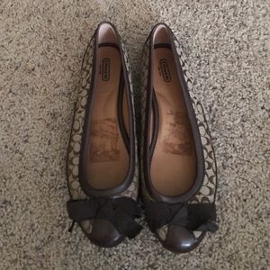 Coach ballerina slippers