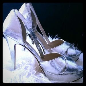 Silver heels