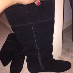 Slouchy Suede boots!