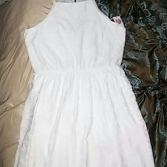 Large size beautiful white long dress