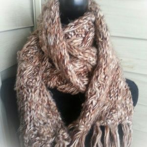 Soft Scarf, light brown  colors