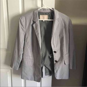 Sz 12 Banana Rupblic Grey Blazer