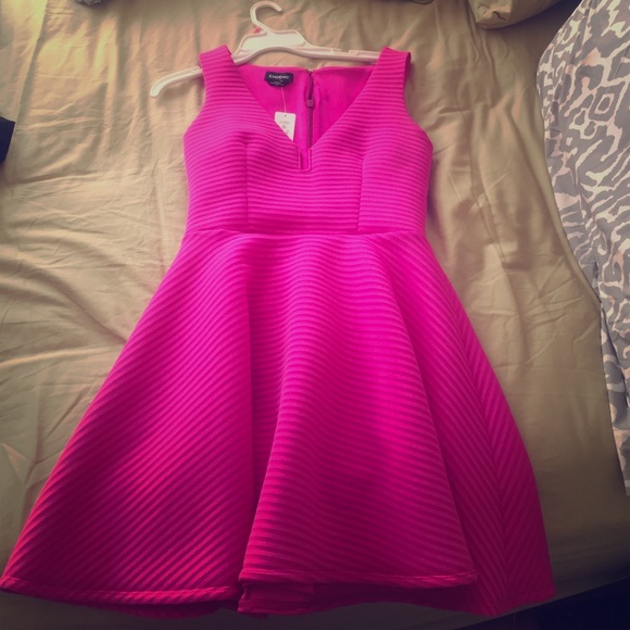 BEBE Mid length pink dress